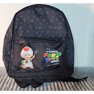 NWT Super Mario Bros Movie 2023 Promo Toad Backpack Gaming Mushroom Nintendo NES